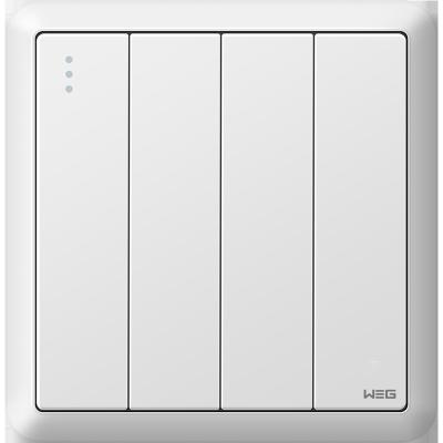 Soquete de parede universal de prata da liga 37mm W2A4Q/2Y