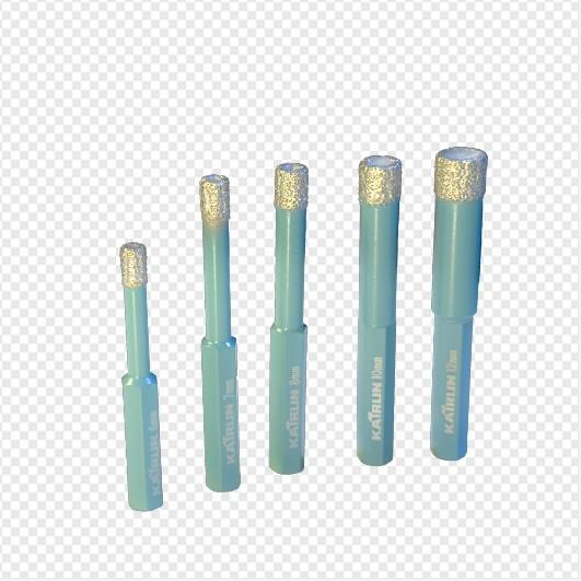 Secret Cooling Wax Brazing Diamond Core Drill Bit For Glass Ceramic Tiles Marble And Granite