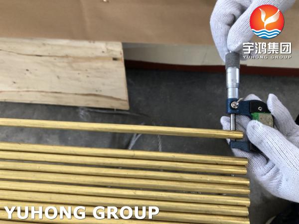 DIN17660/ DIN EN 12168 CuZn20Al2 F39/ CW509L Brass Copper Seamless Tube