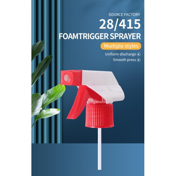 Plastic Foam Trigger Sprayer Pump with Foam Nozzle for House Cleaning 28/400 28/410 28/415