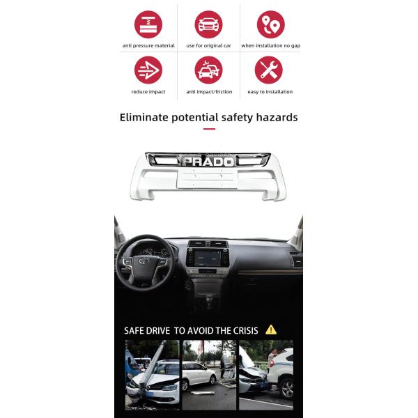 Defense Against Off Road Toyota Prado Front Bumper Angled Designs