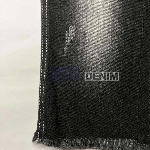 Yarn Dyed Sulfur Cotton Heavy Denim Fabric For Black Jean 11 Oz