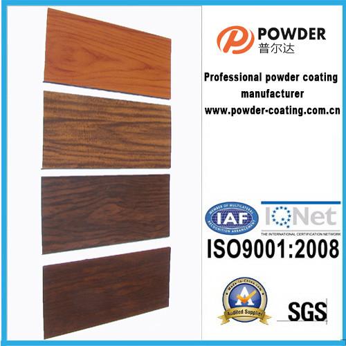 Highly Decorative Heat Transfer Powder Coating , Wood Effect Powder Coating