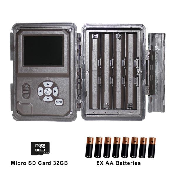 KW698A caméra de chasse à double objectif 2 capteurs caméra de reconnaissance 4K caméra de jeu de vision nocturne