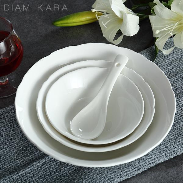 Plain Minimalist Contemporary Plates And Bowls Microwave Safe LFGB Certificate