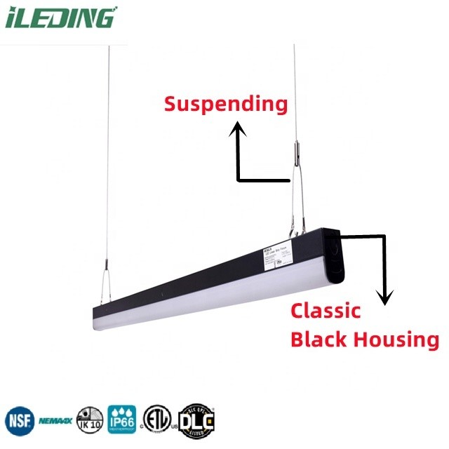 LED 34W 4FT Strip Mount Lights IP65 Linear Supermarket Lamp Fixtures 5- for Supermarket