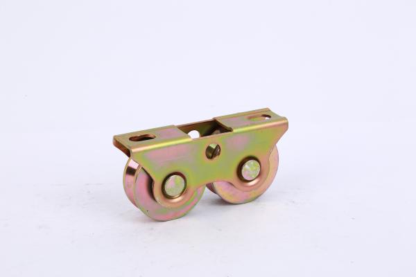 Venda de fábrica roda de porta deslizante roda dupla com suporte roda de porta pesada roda de porta pole
