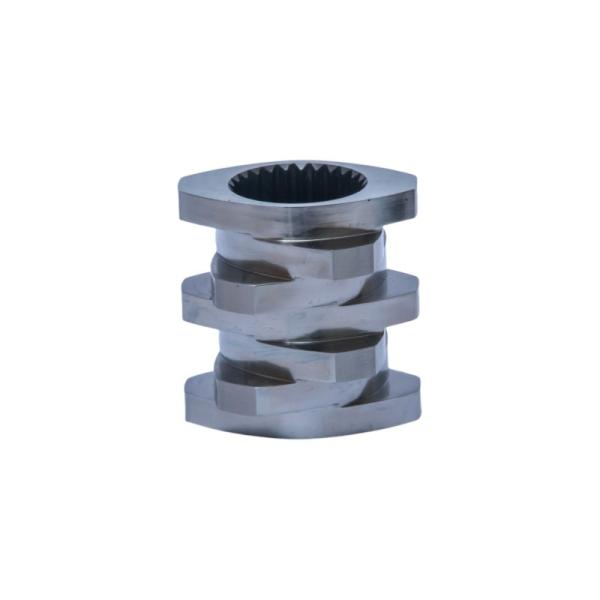Material de extrusão de parafusos duplos polidos ISO9001 Pass Kneading Block Series