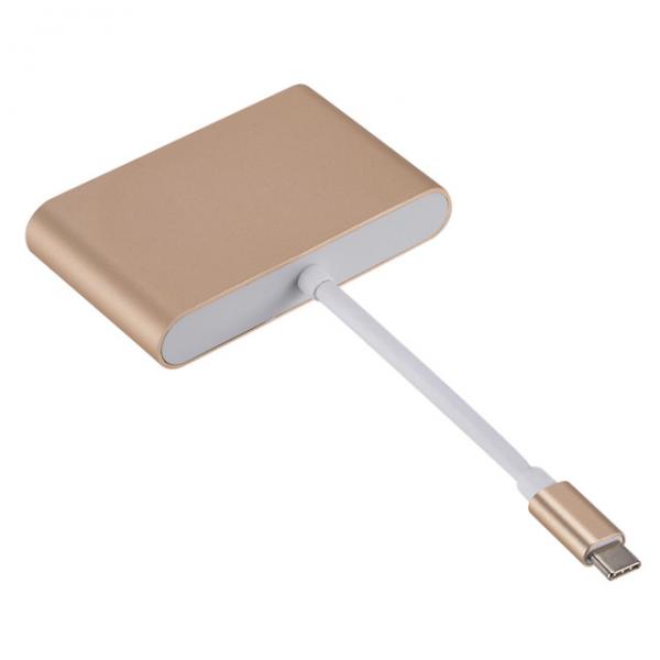 Золото Macbook ультра тонко привело 10Gbps в действие 3 в 1 ЭПИЦЕНТРЕ ДЕЯТЕЛЬНОСТИ USB C