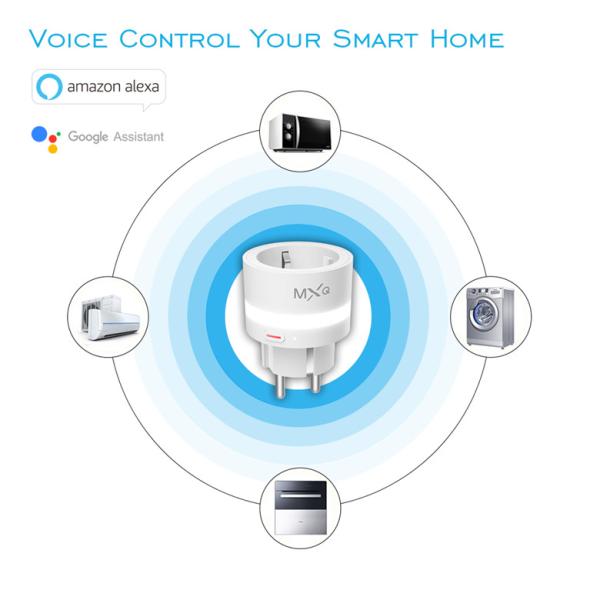 100-240V AC WIFI Smart Plug Tuya Home Energy Meter Remote Control EU Automation App