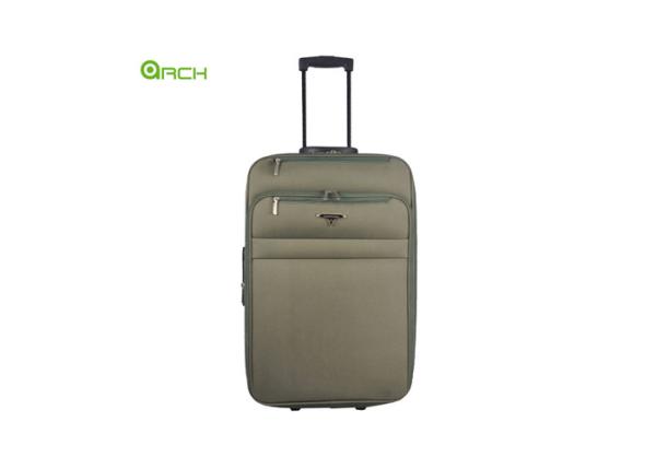 600D Polyester Travel Trolley Lightweight Luggage Bag with Expander and Skate Wheels