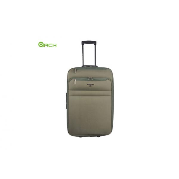 600D Polyester Travel Trolley Lightweight Luggage Bag with Expander and Skate Wheels