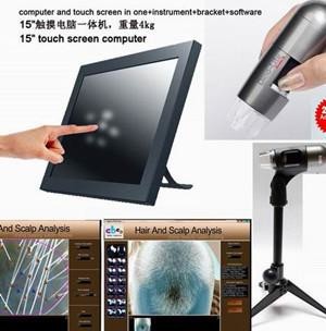 portable polarizing function for dark skin pigment skin analyzer machine with high image resolution of 1024*1280