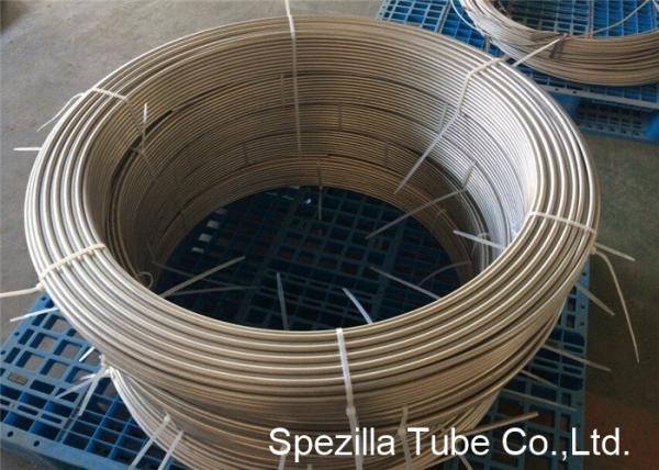 ASTM A789 UNS S31803 Duplex a tubulação de aço inoxidável enrolado, tubulação bobinada do metal da categoria 2205