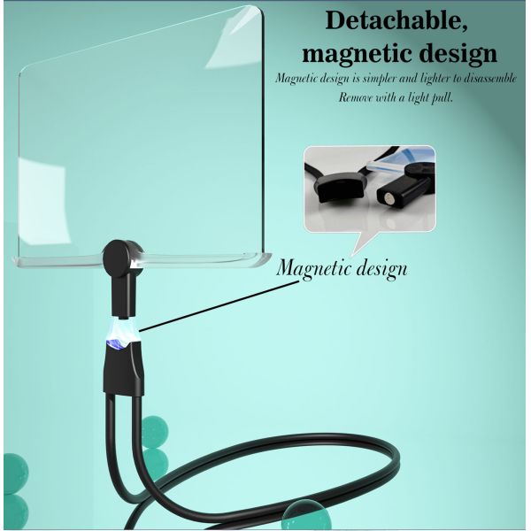 Hands Free Magnifying Glass Necklace for Reading Large Full Book Page Magnifier Neck Wear Magnifier for Reading