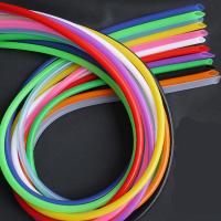 Escala flexível macia colorida FDA LFGB da tubulação 0.5-100mm OD do silicone aprovado