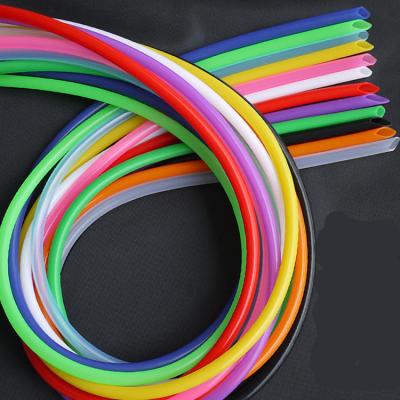 Escala flexível macia colorida FDA LFGB da tubulação 0.5-100mm OD do silicone aprovado