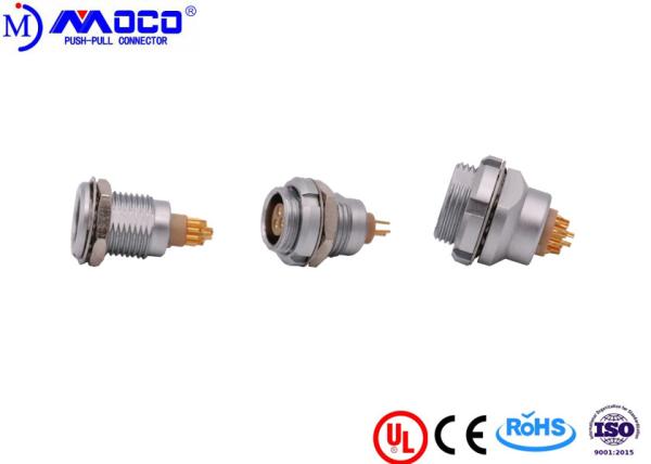Z1 Z2 Z3 Female Circular Push Pull Connectors With Nut Fixed