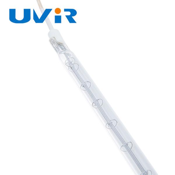 Lampe chauffante infrarouge à ondes moyennes 400V 1500W avec réflecteur blanc