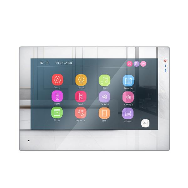 HD 2.0MP Wireless WiFi Video Intercom color video door phone intercom Works with Mobile Phone by APP Tuya