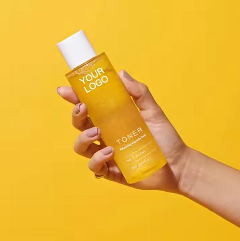 Soins de la peau équilibrant capsule tonifiant blanchissant naturel pur végétalien tonifiant facial pore raffinant sérum