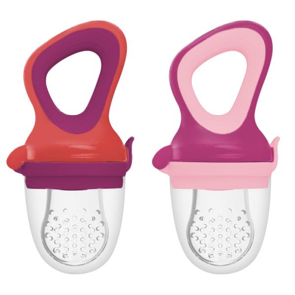 PP Red Infant Pacifier Safe For Newborn Teething Newborn Teethers Toy Fruit Food Feeder