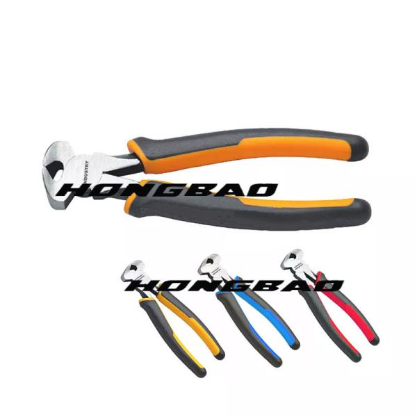 8 10 Inch Heavy Duty Diagonal Cutting Pliers Hand Tool Fat Big Head S Type Bent Body