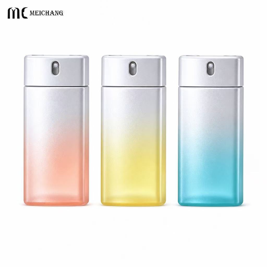 Square Refillable Perfume Spray Bottle – 10ml / 20ml / 40ml Portable Perfume Packaging (MC-1205)