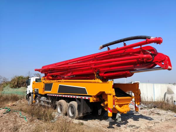 56M Putzmeister Concrete Pump Truck Redefining Construction Efficiency with Hydraulic Machining Process