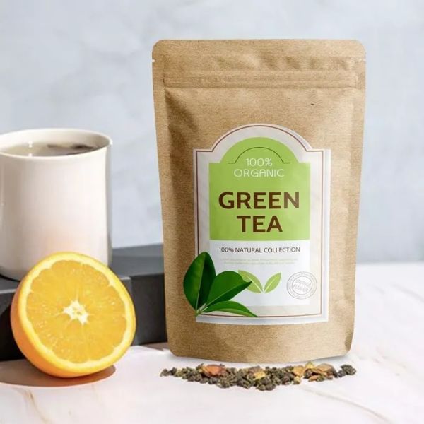 Eco Tea Packaging Pouch Flexible Design Compostable Tea Packaging