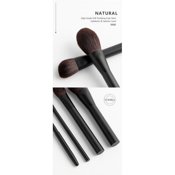 Vonira Beauty Premium Natural Hair 11 Pieces Cosmetic Makeup Brushes Set OEM ODM
