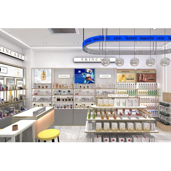 Estuche de exhibición de cosméticos de la serie Gray Classics para diseño de tiendas y exhibición en tiendas