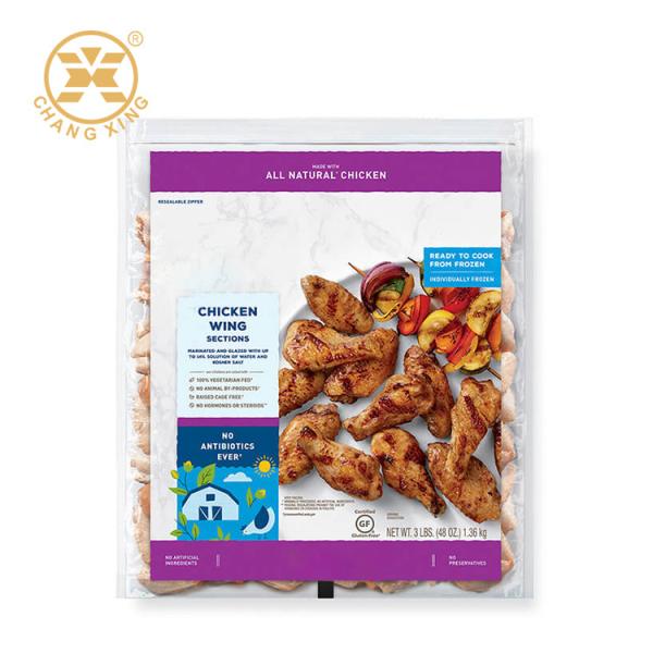 Saco laminado do empacotamento de vácuo do produto comestível para Fried Chicken Meat For Freezer
