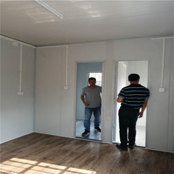 fast assembly metal 20ft container house with bathroom and kitchen for dormitory