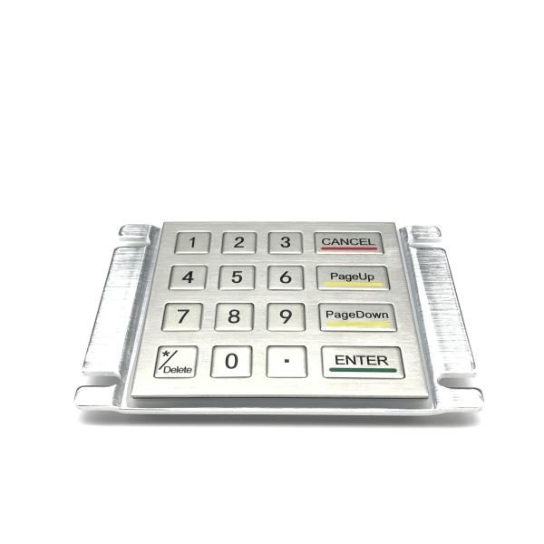 Secure Management Iron Password Panel Keypad Sealed Grade IP65 From Front Panel Stainless Steel Material