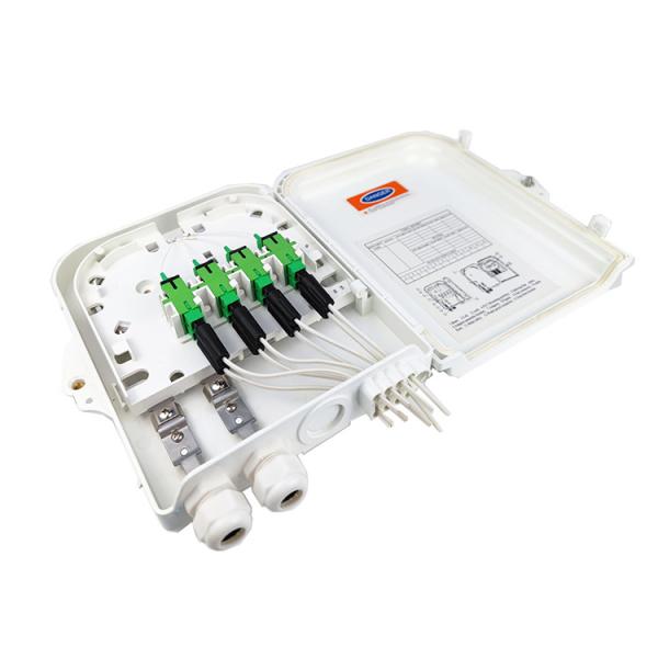 Wall/Pole Mount 8 Cores Outdoor FTTH Optic Terminal Fiber Distribution Box with 3 Time