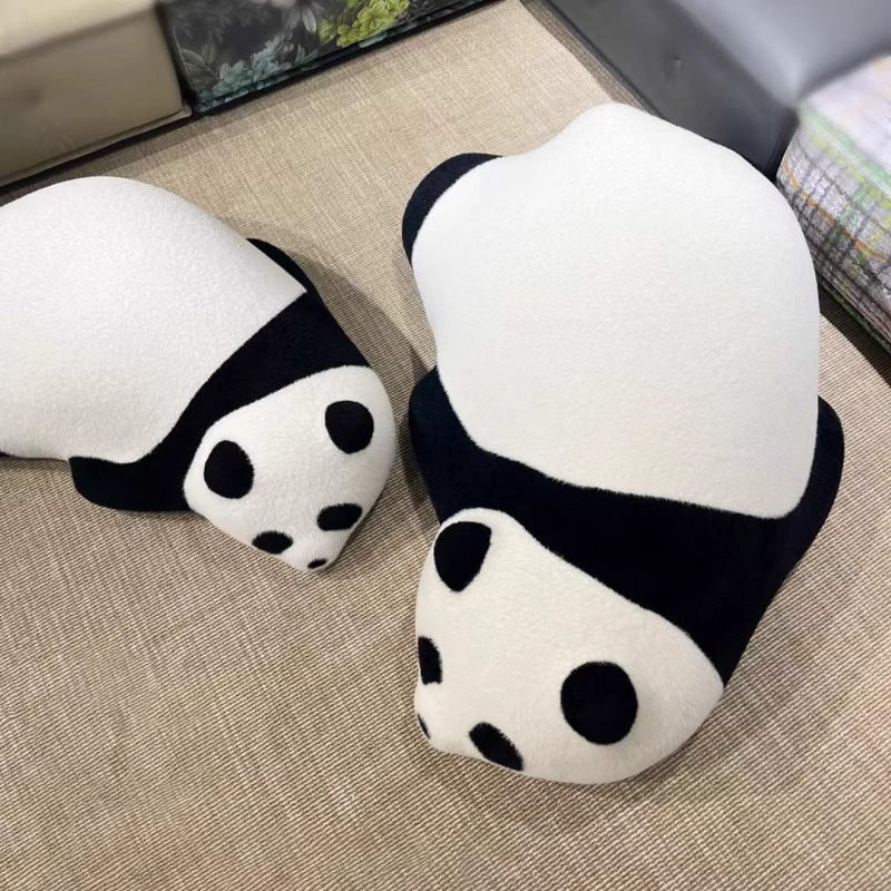 Single Seat Children's Lounge Sofa Giant Panda Shaped Recliner Chair Comfortable Modern Accent Furniture for Home Kids