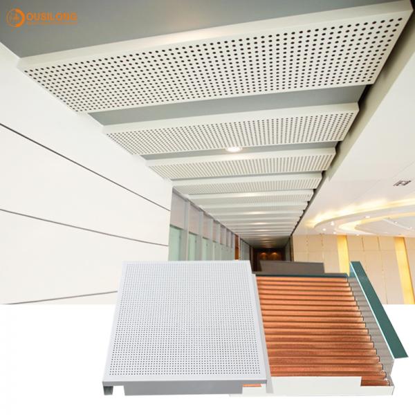 Perforated суспендировал коммерчески на крюка плиток потолка металла/e сформированные плитки 2x4 потолка