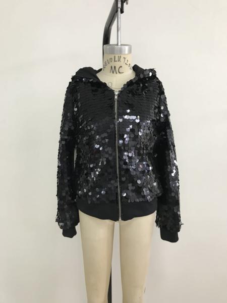 Black Organic Cotton Sweater  Pullover Style Oem Service Supply Type