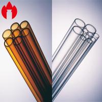 Tubes de verre transparentes ou borosilicates d'ambre