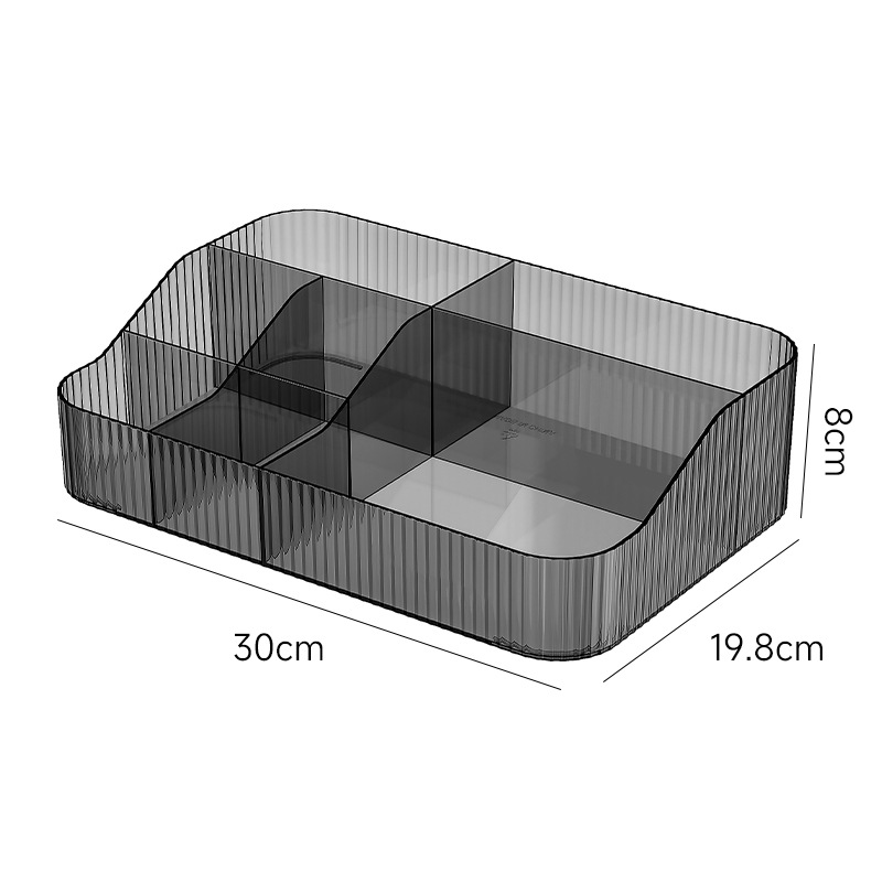 Makeup Storage Box Transparent Acrylic Table Top Storage Shelf Dresser Arrangement