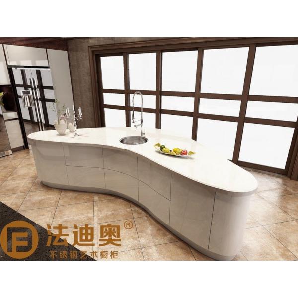 Fadior Modern Kitchen Cabinet Dark Wood Elegance With A Butterfly Island Design