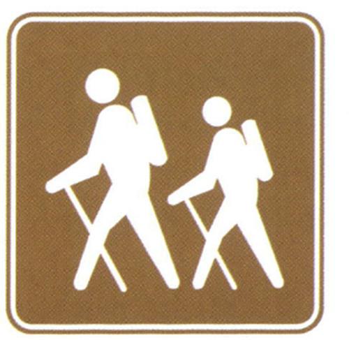 Tourist Attractions Brown Travelling Sign  Reflective Film Sheet and Aluminum Board For Price