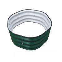 2.1*0.92 Ft Verde escuro Galvanizado Levantado Cama de jardim Galvanizado Caixa de plantação