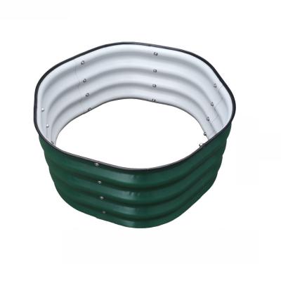 2.1*0.92 Ft Dark Green Galvanized Raised Garden Bed Galvanized Planter Box