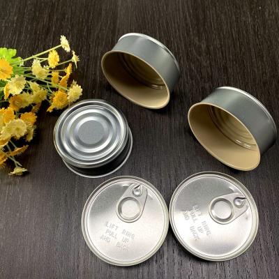 D65*27mm boîte en métal rond en conserve avec viande de bœuf résiste à la cuisson chaude