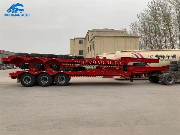 12 Pcs Tire 3x13 Tons Lowboy Semi Trailer With BPW Axle