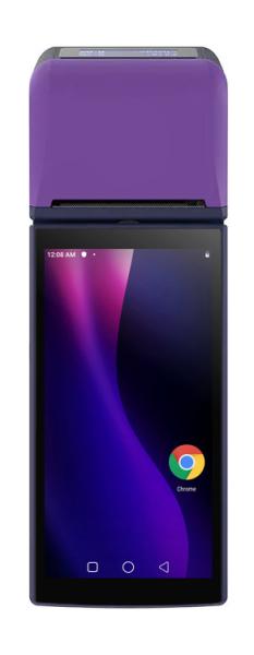 Appareil de point de vente à double écran compact avec lecteur de carte NFC de 5 MP