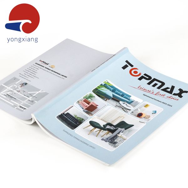 Softcover Catalog Magazine Printing Offset Printing / Digital Printing A4 Magazine Printing