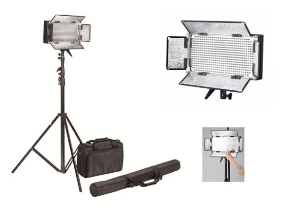 60 Degree Broadcast LED Pannel Light Daylight With Solid Metal Housing